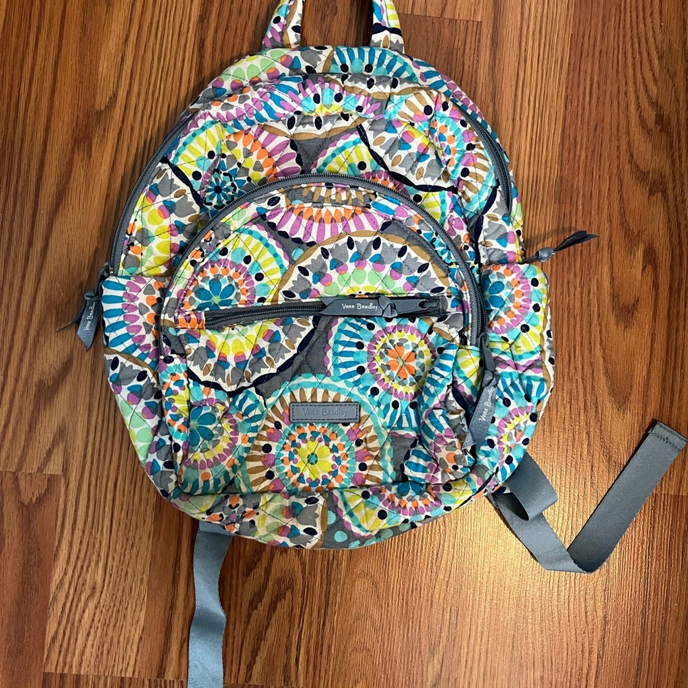 Vera Bradley Multicolor Spiral Backpack